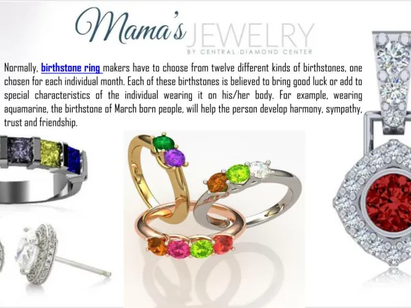 Mother Birthstone Jewelry