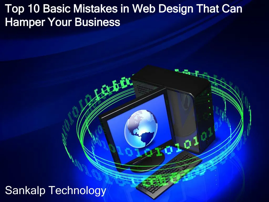 top 10 basic mistakes in web design that can hamper your business