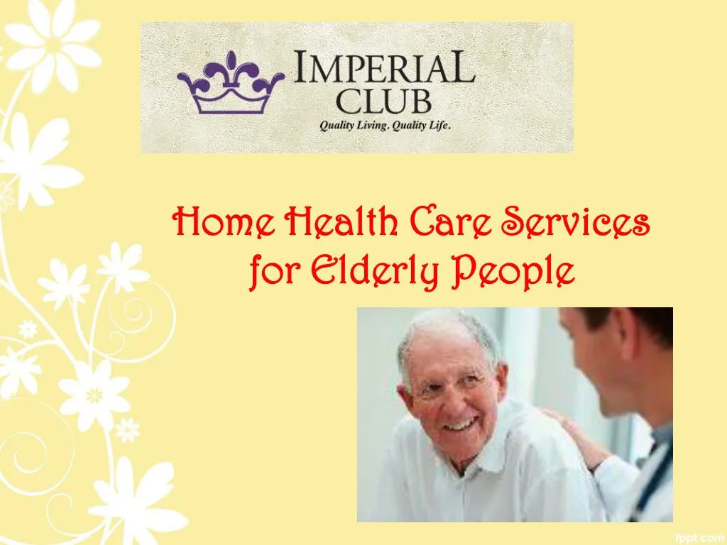 home health care services for elderly people