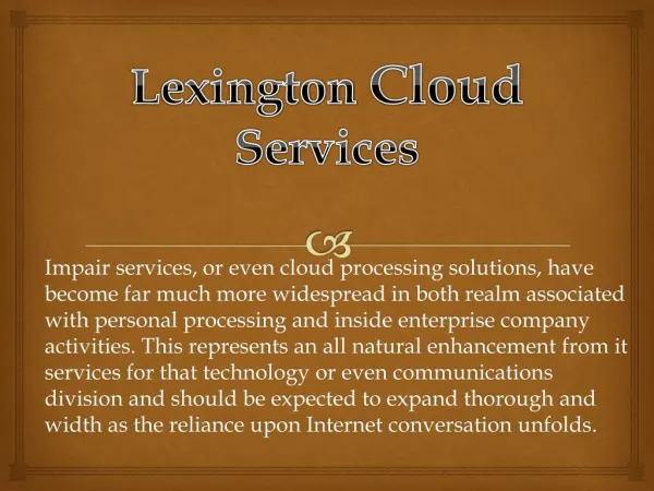 Lexington Cloud Services