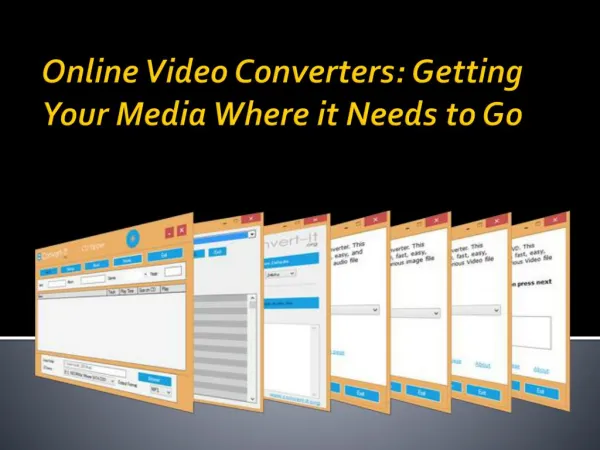 Online Video Converters Getting Your Media Where it Needs to