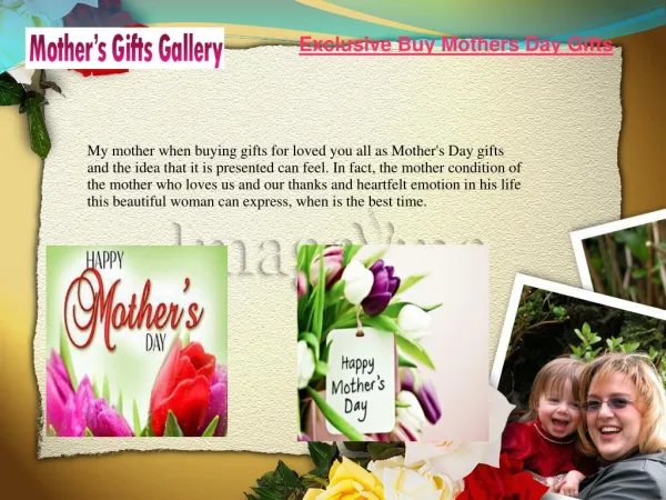 Buy Mothers Day Gifts