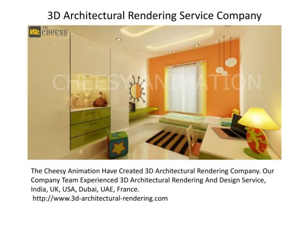 3D Architectural Rendering Service Company