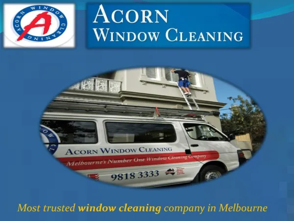 window cleaning service in Australia