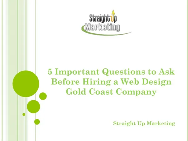 5 Important Questions to Ask Before Hiring a Web Design Gold