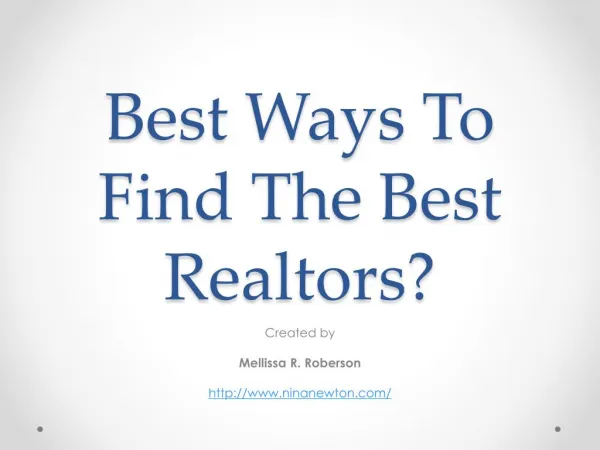 Best Ways To Find The Best Realtors?