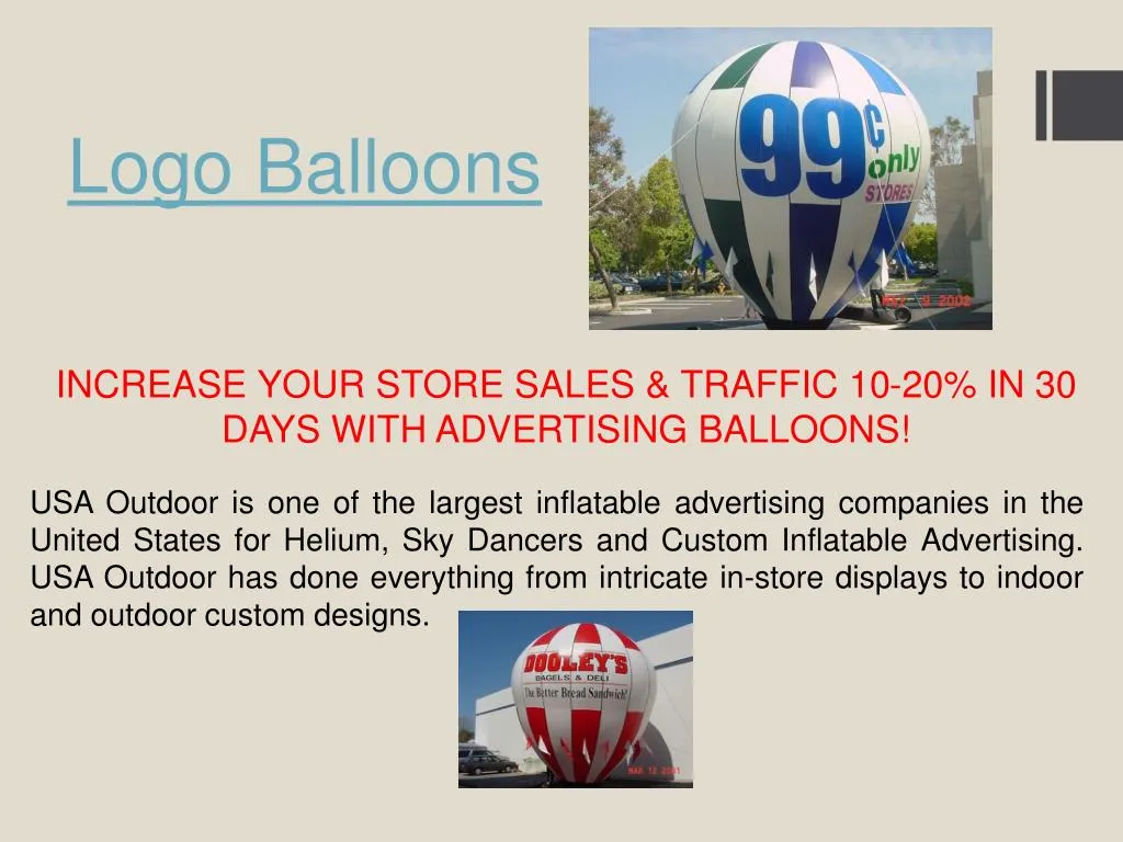 logo balloons