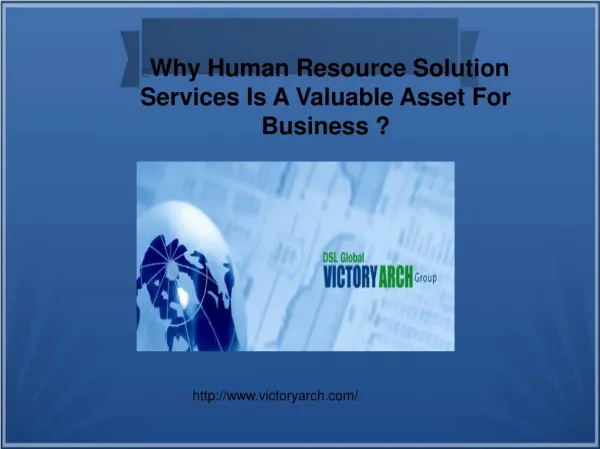 Why Human Resource Solution Services Is A Valuable Asset Fo