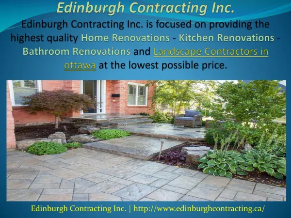 Landscaping Contractors in Ottawa