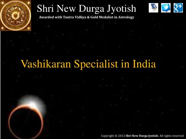 Vashikaran Specialist in India | shrinewdurgajyotish.com