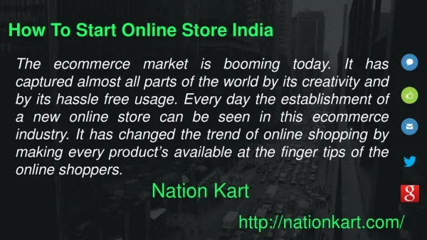 How To Start Online Store India