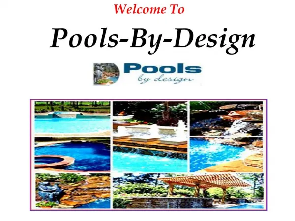 Custom and Luxury Swimming Pools Designer