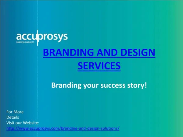 Branding Design Solutions - accuprosys
