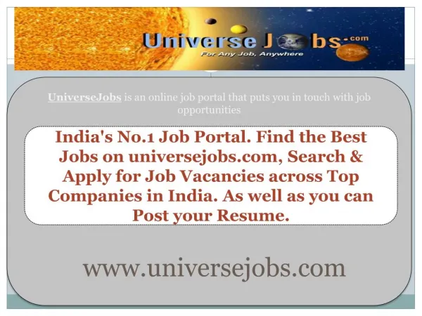Jobs - job search engines