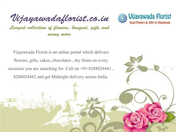 Send Flowers To Vijayawada