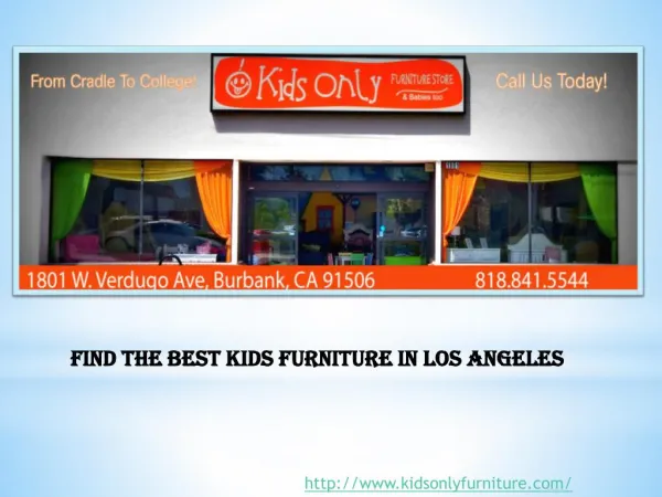 Find the Best Kids Furniture in Los Angeles