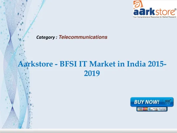 Aarkstore - BFSI IT Market in India 2015-2019