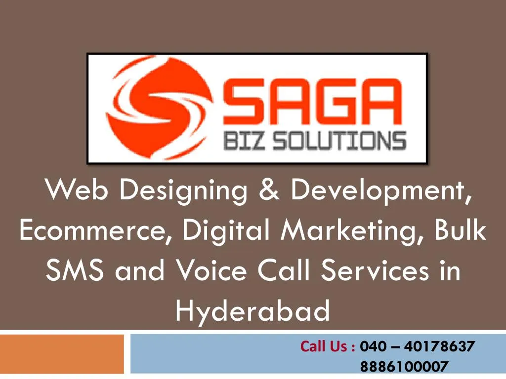 web designing development ecommerce digital marketing bulk sms and voice call services in hyderabad