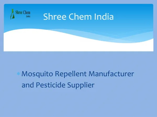 insecticides manufacturer in india