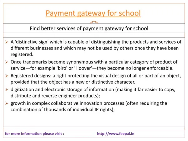 Outstanding creativity with the payment gateway for school