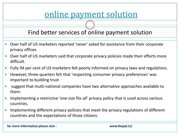 The importance of fee online payment solution system