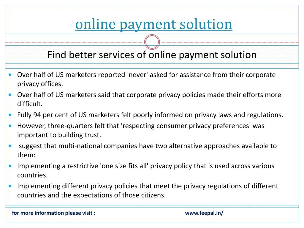online payment solution