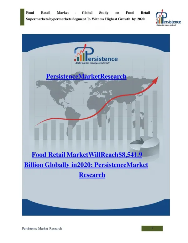Food Retail Market - Global Study on Food Retail to 2020
