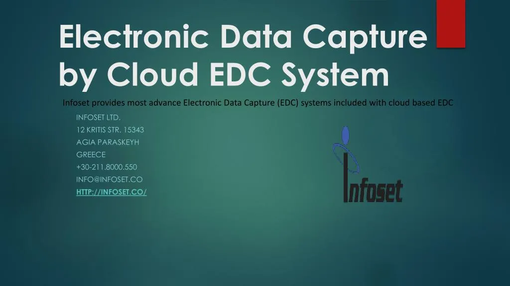 electronic data capture by cloud edc system