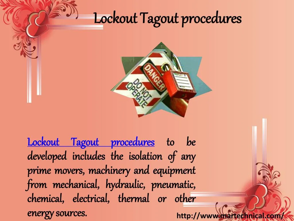 lockout tagout procedures