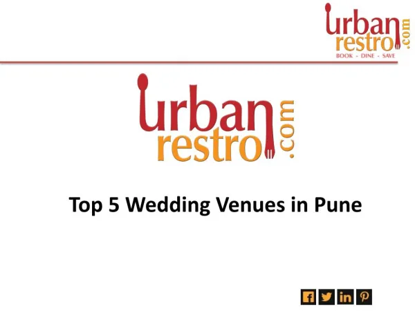 Top 5 Wedding Venues In Pune - Urbanrestro