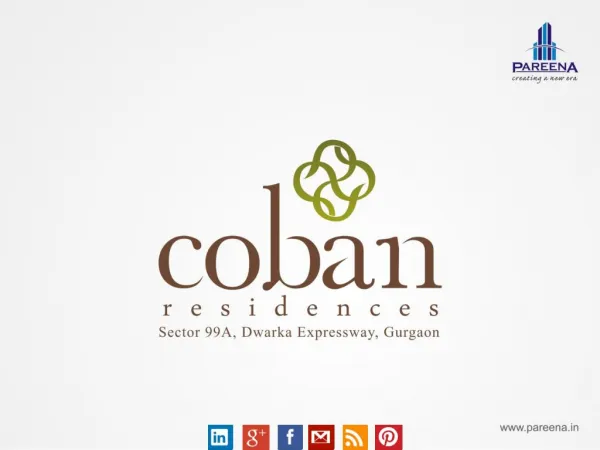 Coban Residences Best Future Residential Project On Dwarka E