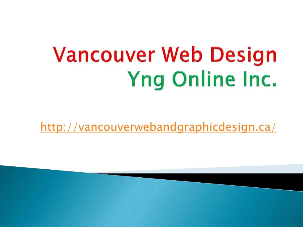 vancouver web design yng online inc