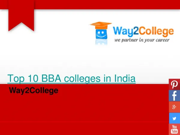 Top 10 bba colleges in india- way2 college