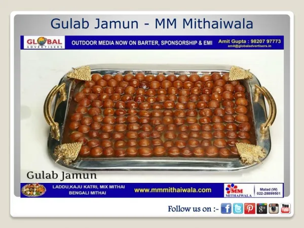 Gulab Jamun - MM Mithaiwala