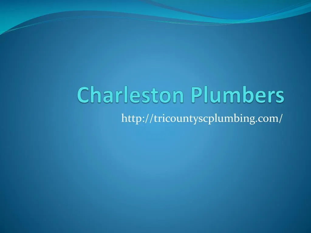 charleston plumbers