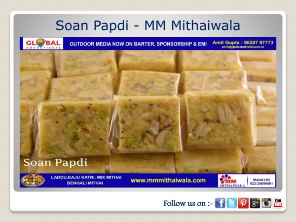 Soan Papdi - MM Mithaiwala