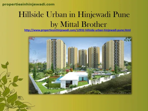 Residential Apartments in Hillside Urban Hinjewadi Pune