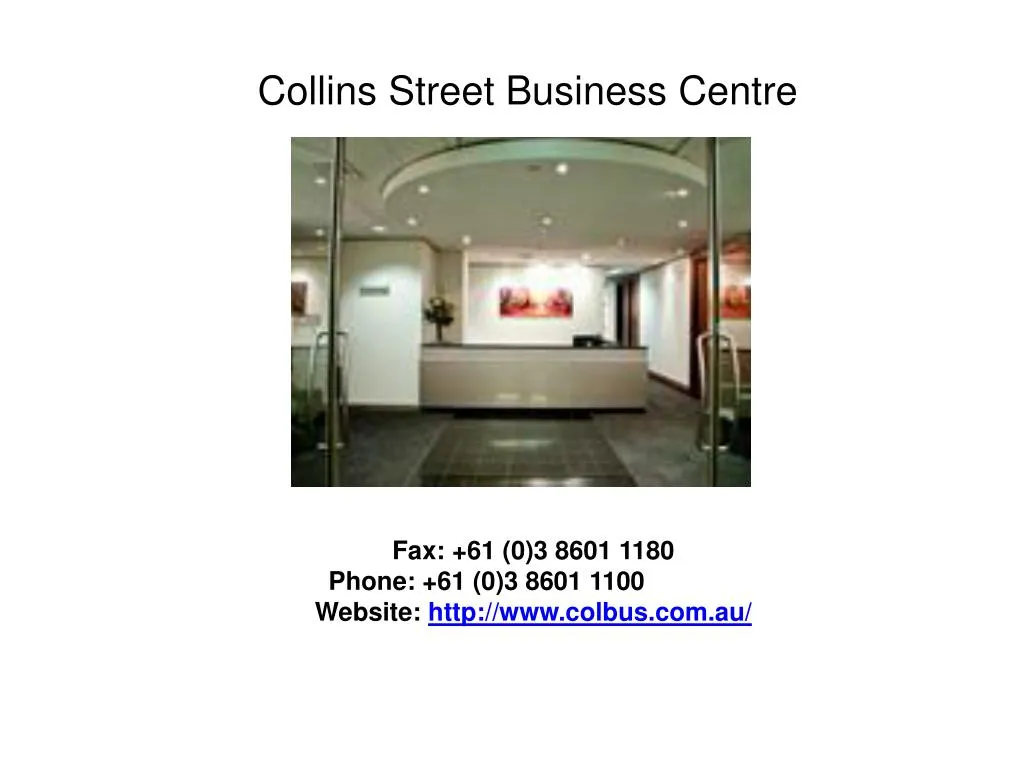 collins street business centre