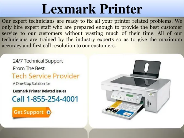 Lexmark Printer Tech Support