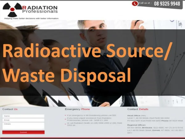 Radiation waste management
