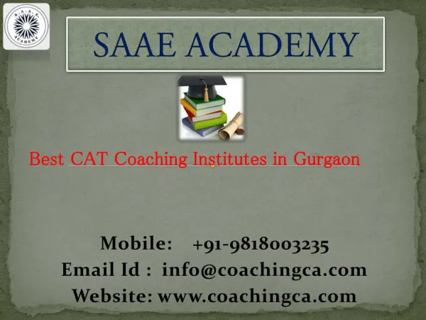 Best CAT Coaching Institutes in Gurgaon