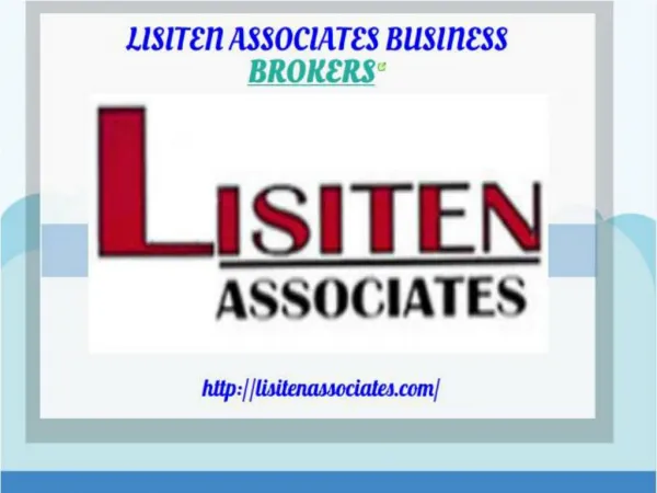 Business Broker | LISITEN ASSOCIATES BUSINESS BROKERS