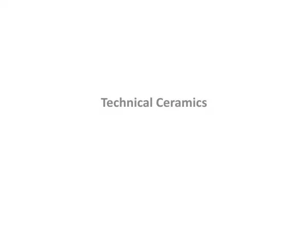 Technical Ceramics-Orient Industrial Ceramics