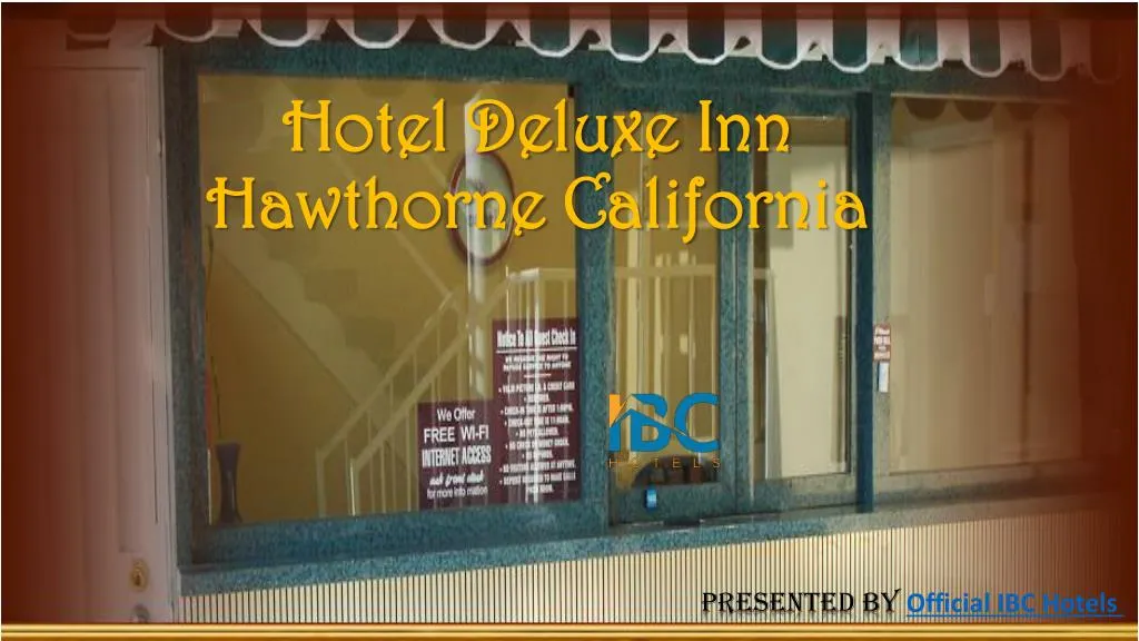 hotel deluxe inn hawthorne california