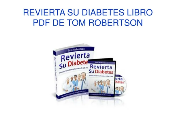 Revierta su Diabetes libro pdf de Tom Robertson