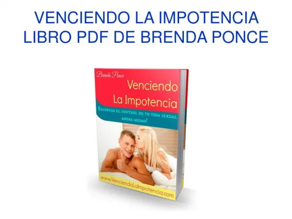 Venciendo la Impotencia libro pdf de Brenda Ponce
