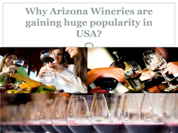 Why Arizona Wineries are gaining huge popularity in USA