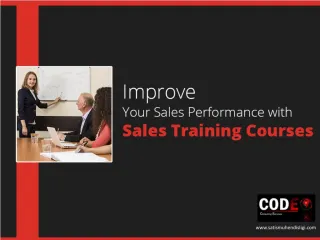 Sales Training Workshop - Improve Your Sales Performance! - slide 1