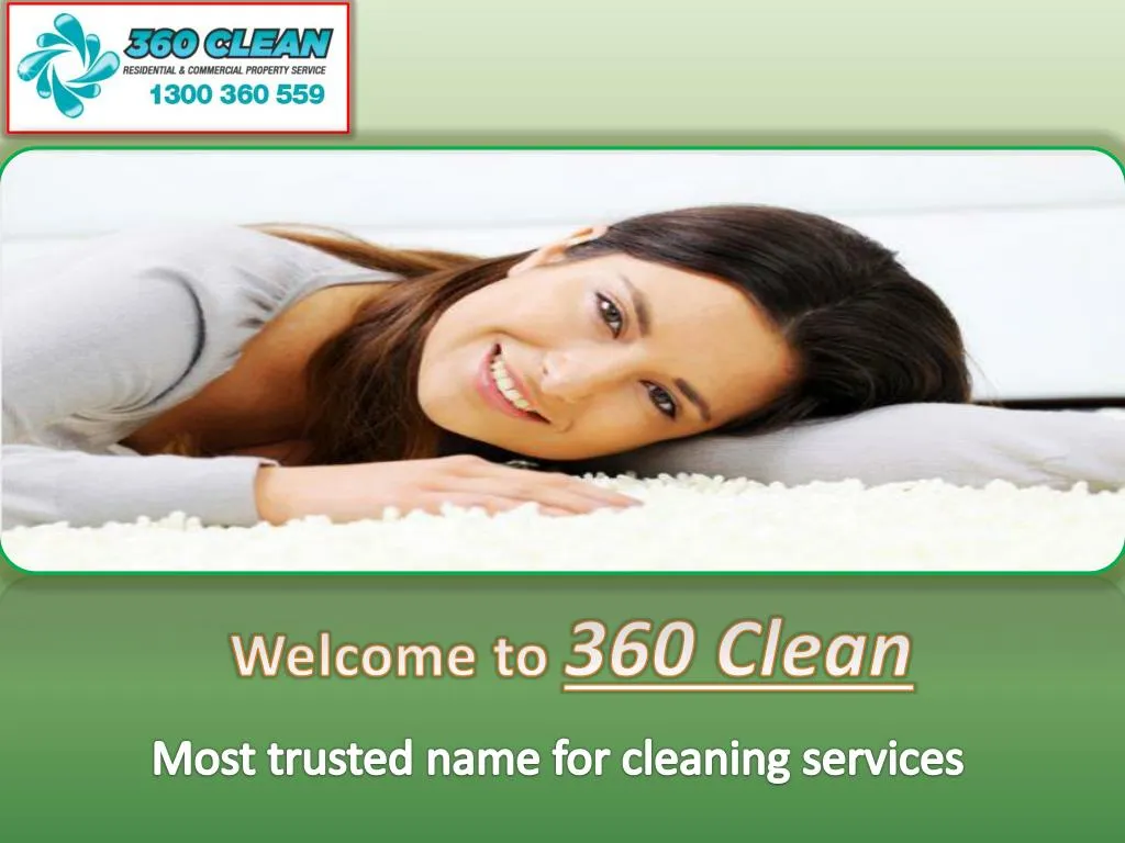 welcome to 360 clean