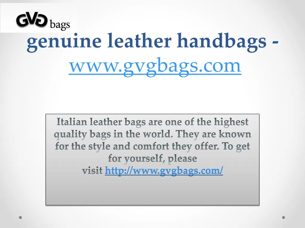 genuine leather handbags www gvgbags com